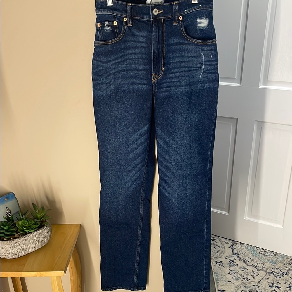 Abercrombie & Fitch the 90’s straight ultra high rise jeans